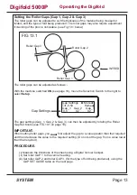 Preview for 13 page of Morgana Digifold 5000P Operator'S Manual