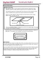 Preview for 23 page of Morgana Digifold 5000P Operator'S Manual