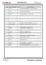 Preview for 46 page of Morgana Digifold 5000P Operator'S Manual