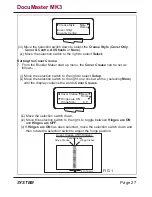 Preview for 27 page of Morgana Documaster MK3 Operator'S Manual