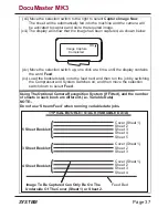 Preview for 37 page of Morgana Documaster MK3 Operator'S Manual