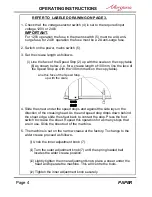 Предварительный просмотр 4 страницы Morgana ElectroCreaser 36 Operation Manual