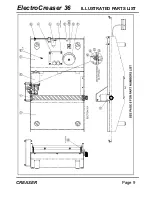 Предварительный просмотр 9 страницы Morgana ElectroCreaser 36 Operation Manual