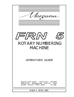 Preview for 1 page of Morgana FRN 5 Operator'S Manual