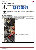 Preview for 71 page of Morgana MB300 XL Pro Operator'S Manual