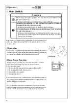 Предварительный просмотр 12 страницы Morita SIGNO G20 Operation Manual