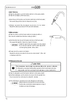 Предварительный просмотр 72 страницы Morita SIGNO G20 Operation Manual