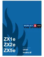 Предварительный просмотр 1 страницы MORLEY-IAS ZX1e User Manual