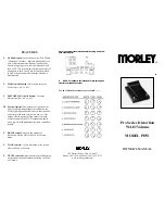 Preview for 2 page of MORLEY PDW Owner'S Manual