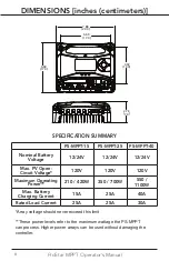 Предварительный просмотр 2 страницы Morningstar ProStar MPPT TRAKSTAR PS-MPPT-15 Installation, Operation And Maintenance Manual