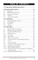 Предварительный просмотр 3 страницы Morningstar ProStar MPPT TRAKSTAR PS-MPPT-15 Installation, Operation And Maintenance Manual