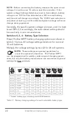 Предварительный просмотр 26 страницы Morningstar ProStar MPPT TRAKSTAR PS-MPPT-15 Installation, Operation And Maintenance Manual