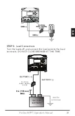 Предварительный просмотр 35 страницы Morningstar ProStar MPPT TRAKSTAR PS-MPPT-15 Installation, Operation And Maintenance Manual