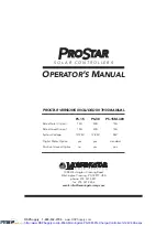 Предварительный просмотр 1 страницы Morningstar ProStar PS-15 Operator'S Manual