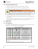 Preview for 40 page of Morningstar SureSine 1000 W Installation And Operation Manual