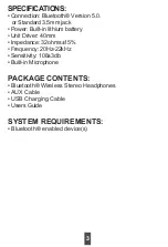 Preview for 3 page of Morpheus 360 HP4500 Series User Manual