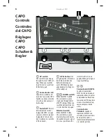 Preview for 6 page of Morpheus CAPO Operating Instructions Manual