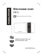 Morphy Richards 25CG User Manual preview