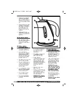 Предварительный просмотр 5 страницы Morphy Richards 43900 BEECH JUG KETTLE Instructions Manual