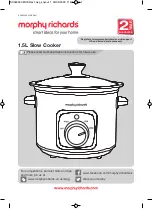 Preview for 1 page of Morphy Richards 460300 Manual