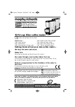 Preview for 1 page of Morphy Richards 47060 Manual