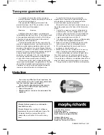 Preview for 24 page of Morphy Richards 48221 BREADMAKER Manual