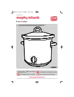 Preview for 1 page of Morphy Richards 48696 Instructions For Use Manual