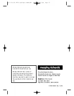 Preview for 12 page of Morphy Richards 48744 Instructions Manual