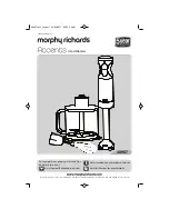 Предварительный просмотр 1 страницы Morphy Richards 4897 Instructions Manual