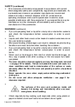 Предварительный просмотр 4 страницы Morphy Richards 791/1484 Installation & User'S Instructions