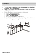 Предварительный просмотр 6 страницы Morphy Richards 791/1484 Installation & User'S Instructions