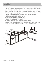 Предварительный просмотр 7 страницы Morphy Richards AC9P022AP-S00F Installation & User'S Instructions