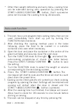 Предварительный просмотр 22 страницы Morphy Richards AC9P022AP-S00F Installation & User'S Instructions