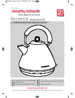 Preview for 3 page of Morphy Richards Accent User Manual