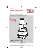 Morphy Richards Accents 401001 Instructions Manual preview