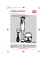 Preview for 1 page of Morphy Richards Accents 48924 Instructions Manual