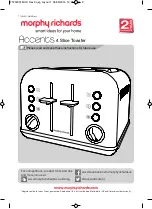 Предварительный просмотр 3 страницы Morphy Richards Accents TT242031 Manual