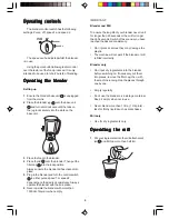 Preview for 4 page of Morphy Richards Blender & mill Instruction