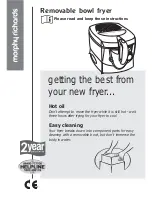 Morphy Richards bowl fryer Instructions Manual предпросмотр