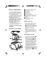 Предварительный просмотр 3 страницы Morphy Richards contemporary Instructions Manual