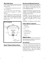 Предварительный просмотр 3 страницы Morphy Richards D55T User Manual