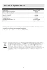 Preview for 25 page of Morphy Richards D80D20AP-SC Installation And User Instructions Manual