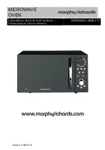 Morphy Richards D90D23ELB8 Installation & User'S Instructions предпросмотр