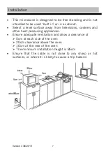 Предварительный просмотр 8 страницы Morphy Richards D90D23ELB8 Installation & User'S Instructions