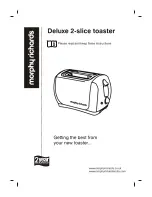 Morphy Richards Deluxe Instructions Manual preview