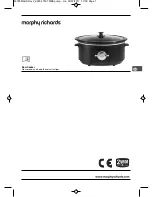 Предварительный просмотр 1 страницы Morphy Richards Digital Slow Cooker Instructions Manual