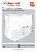Morphy Richards Dimensions 220021 Instructions Manual preview