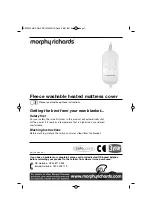 Morphy Richards EB75255MUK Quick Start Manual предпросмотр