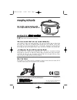 Morphy Richards Ecolectric 48790 Instruction Manual preview