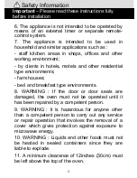 Preview for 4 page of Morphy Richards EG820CFD-PM Installation & User'S Instructions